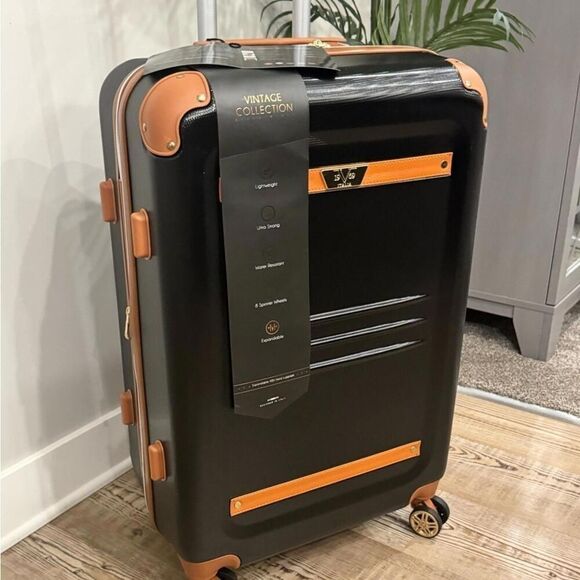 19V69 ITALIA Vintage Expandable Small carry on 1pc Luggage,suitcase travel bag - Picture 11 of 15